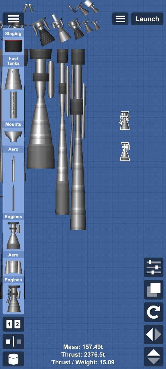 Spaghetti engines Spaceflight Simulator