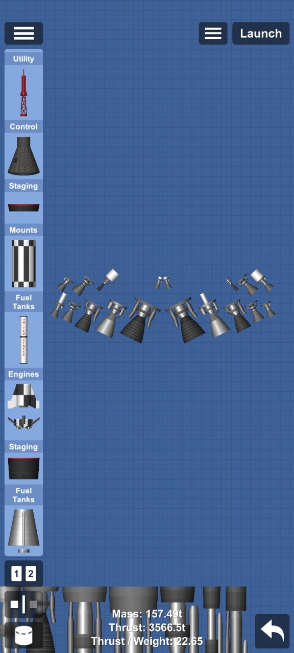 Spaghetti engines Spaceflight Simulator
