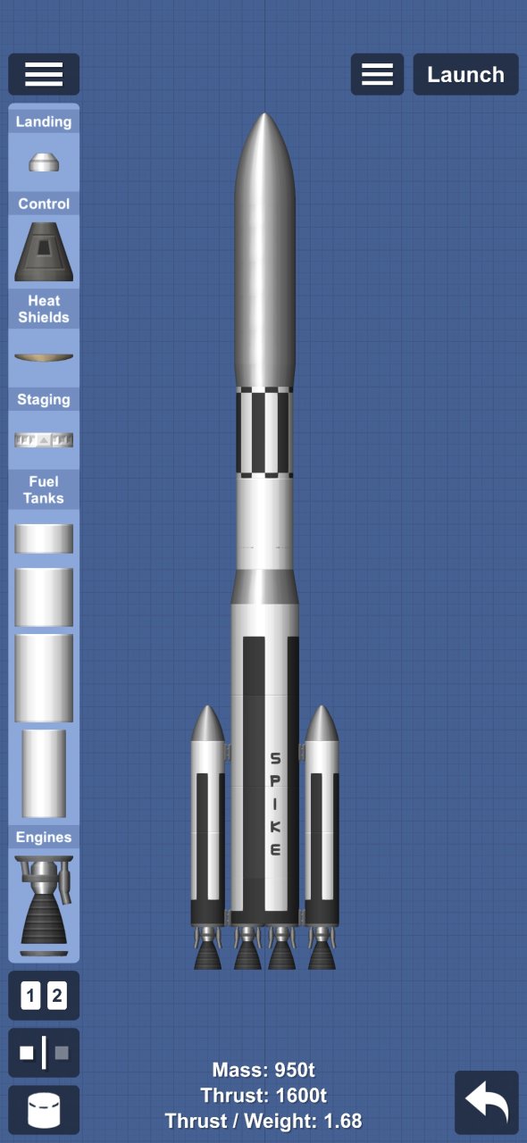 Spike 2 Spaceflight Simulator