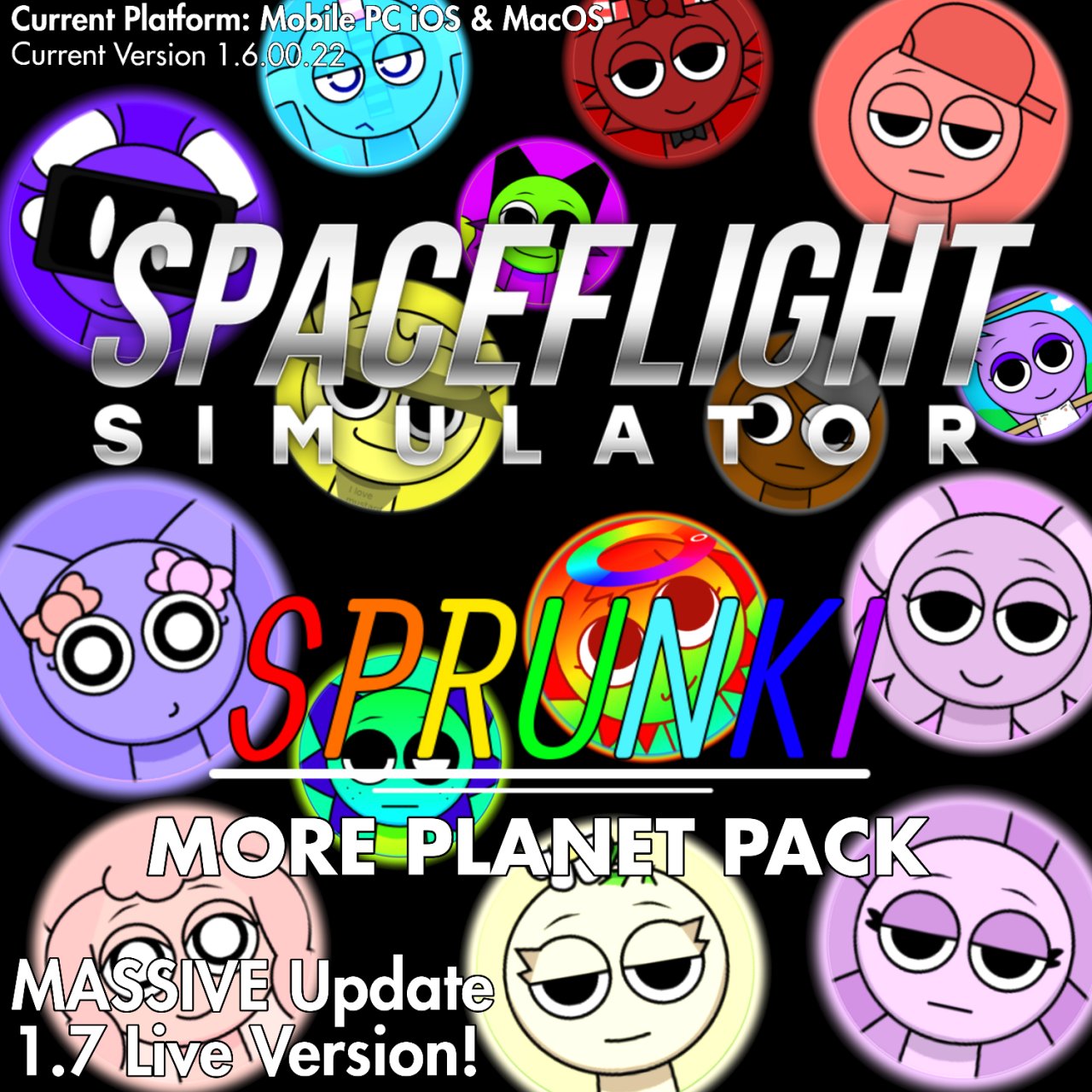 Sprunki Planet Pack 2026 Spaceflight Simulator