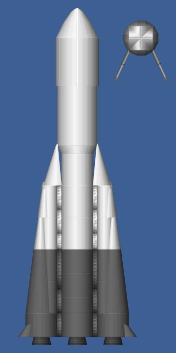 Sputnik Blueprint for Spaceflight Simulator / SFS BP