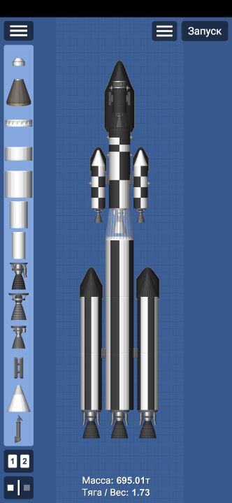 SPUTNIK SV-27 Blueprint for Spaceflight Simulator / SFS BP