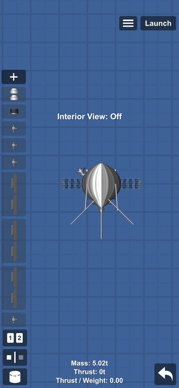 Sputnik type satellite for Spaceflight Simulator