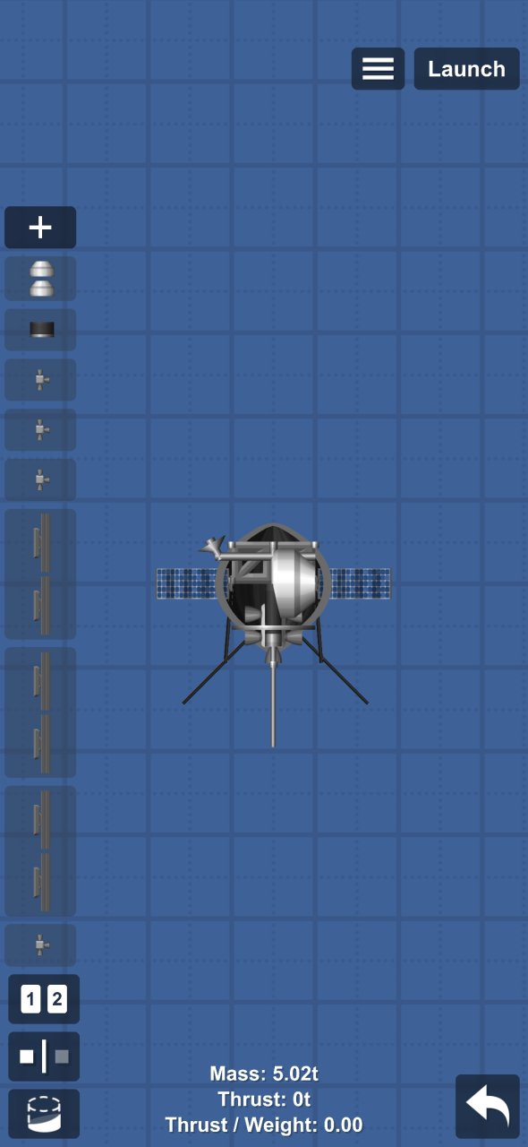 Sputnik type satellite Spaceflight Simulator