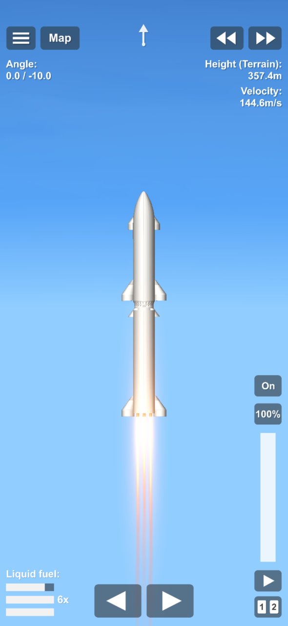 Starschip Super heavy Spaceflight Simulator