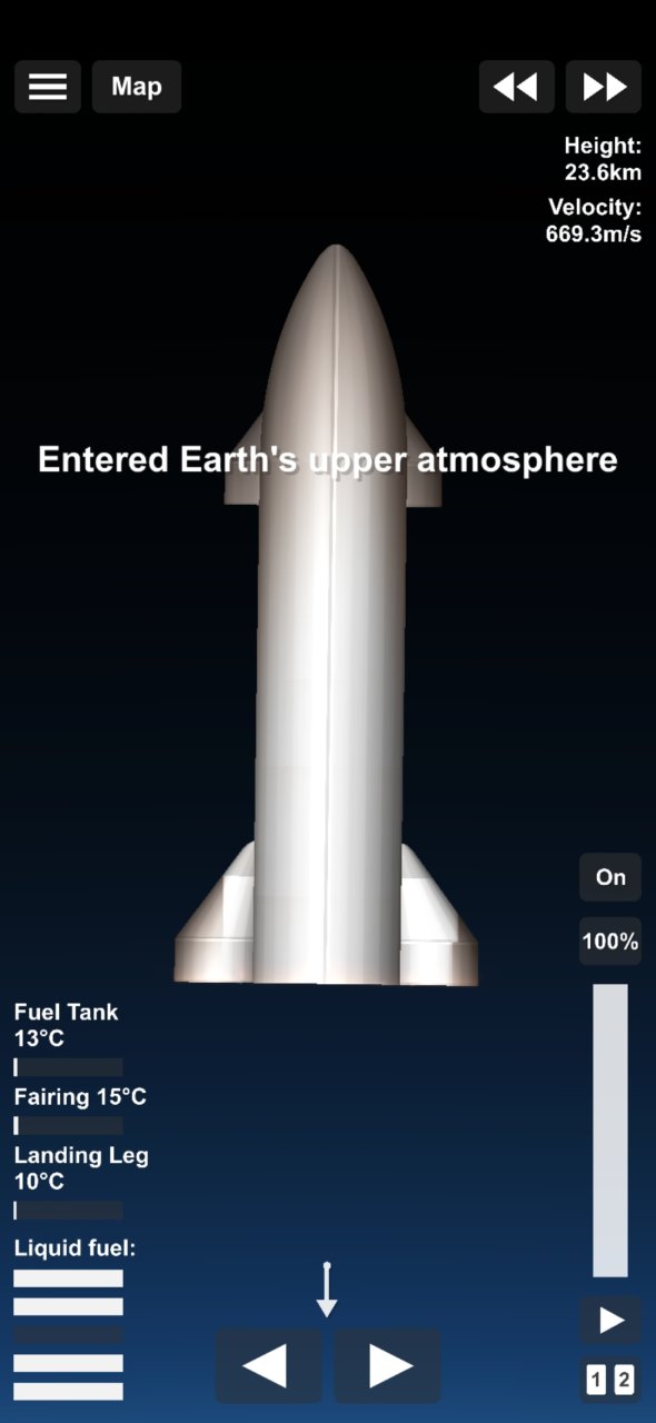 Starschip Super heavy Spaceflight Simulator