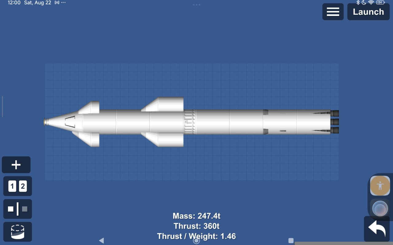 Starship 1 no dlc for Spaceflight Simulator