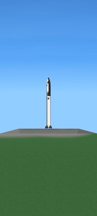 Starship 1.5.5.6 non DLC Blueprint for Spaceflight Simulator / SFS BP