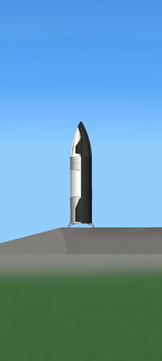 Starship 1.5.5.6 non DLC Blueprint for Spaceflight Simulator / SFS BP