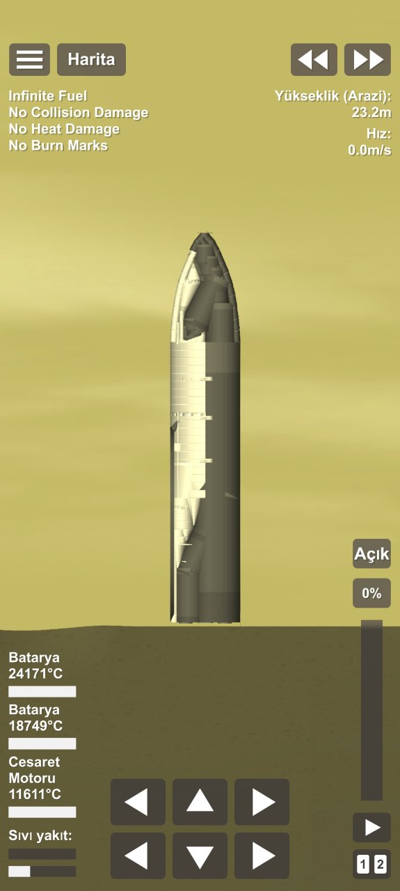 Starship+ Blueprint for Spaceflight Simulator / SFS BP