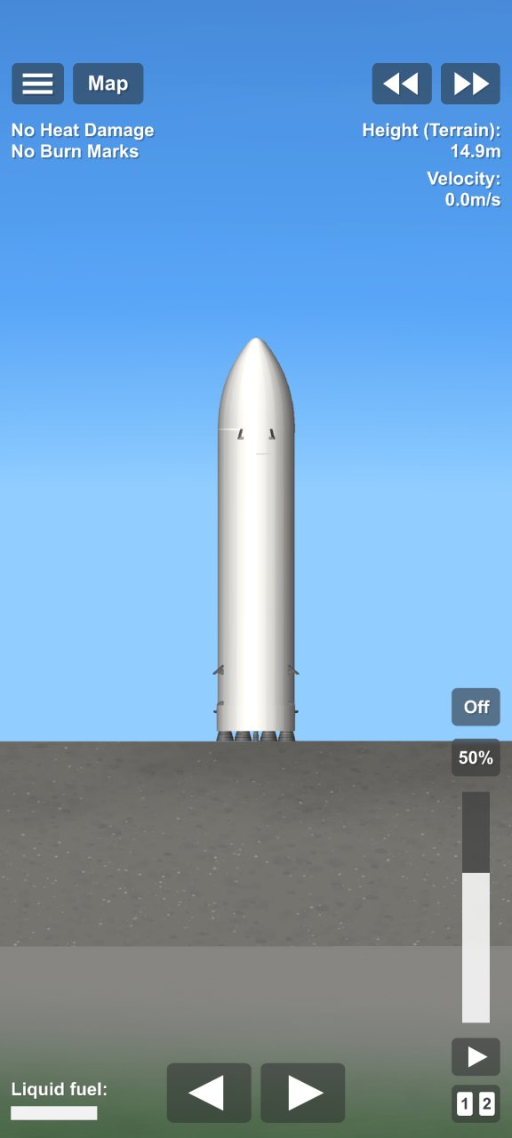 Starship 2:3 Real scale no DLC Spaceflight Simulator