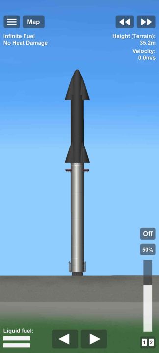 Starship Blueprint for Spaceflight Simulator / SFS BP