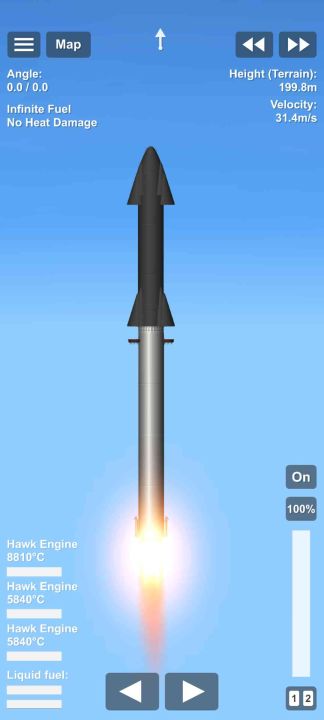 Starship Blueprint for Spaceflight Simulator / SFS BP