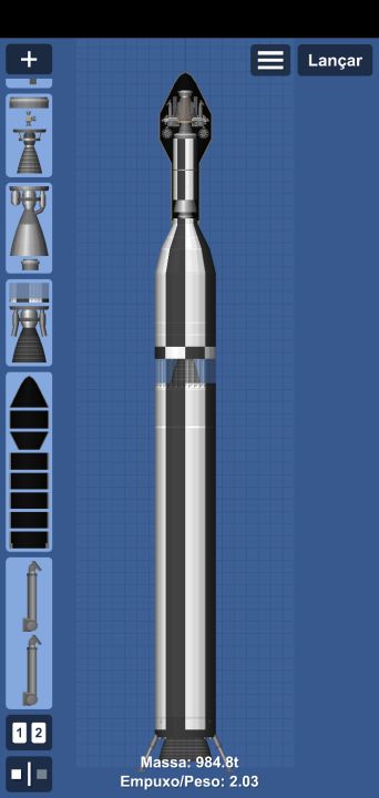 STARSHIP Blueprint for Spaceflight Simulator / SFS BP