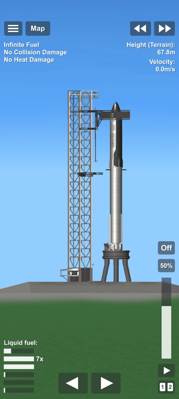 Starship Blueprint for Spaceflight Simulator / SFS BP