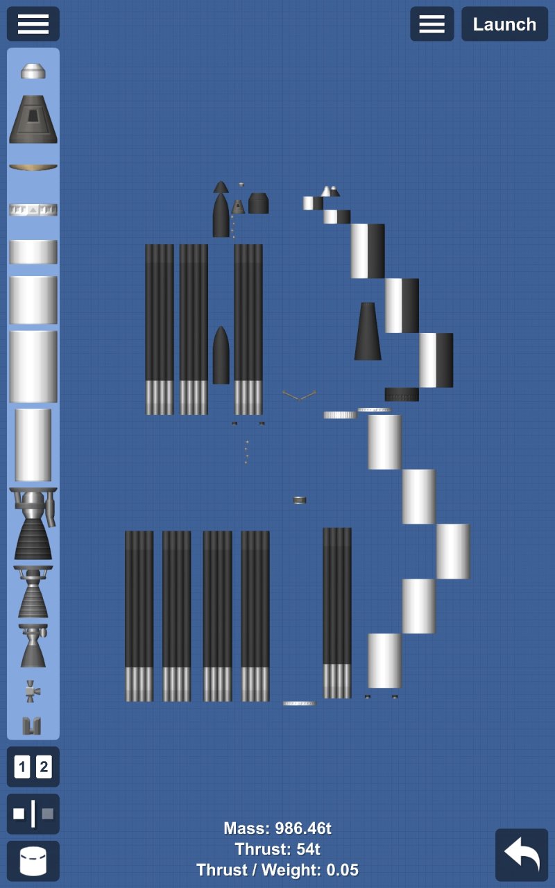 Starship Blueprint for Spaceflight Simulator / SFS BP