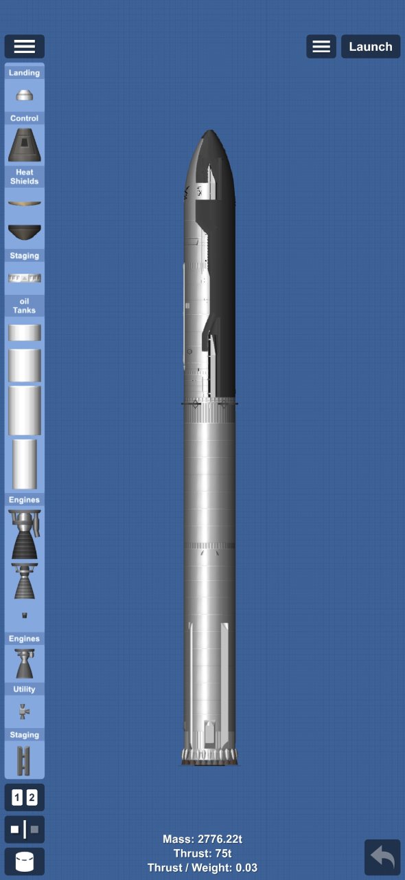 Starship Spaceflight Simulator