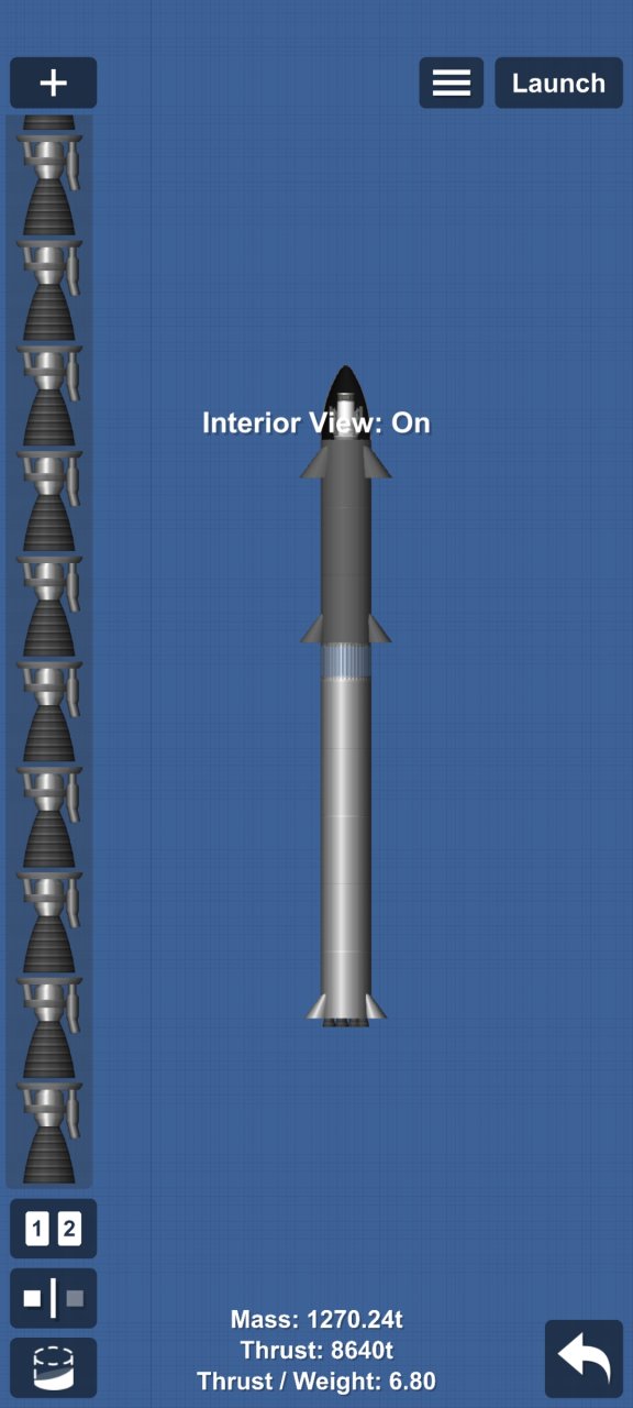 Starship Spaceflight Simulator
