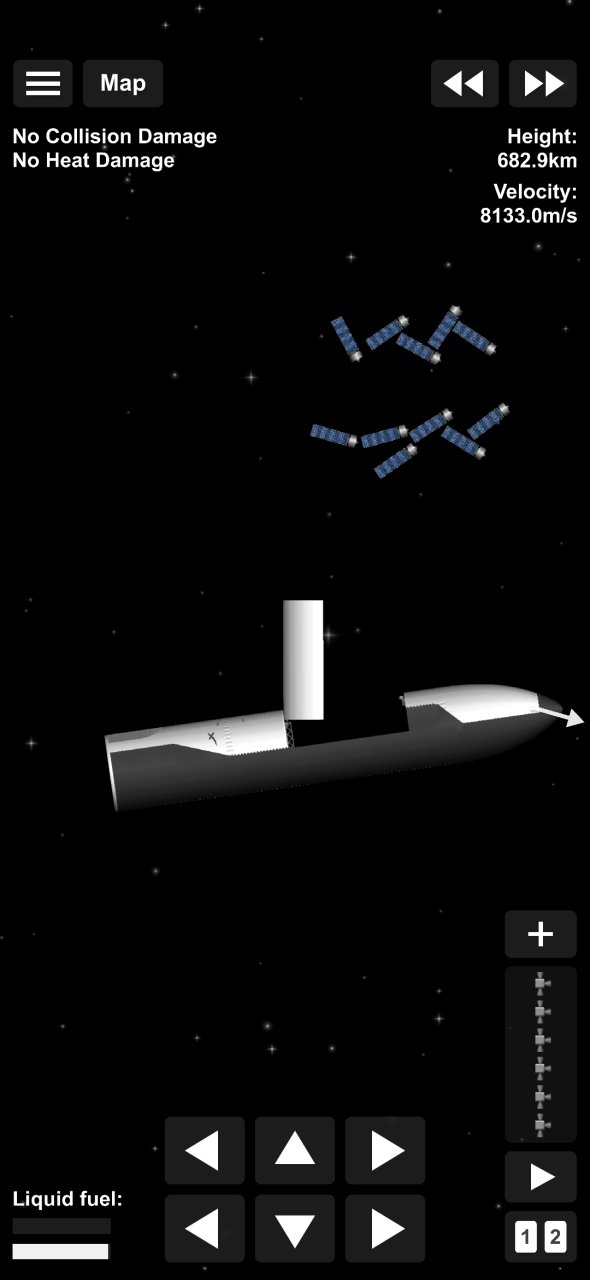 Starship Cargo (satellites) Spaceflight Simulator