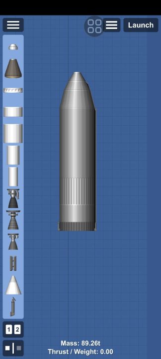 Starship flight test SN Blueprint for Spaceflight Simulator / SFS BP