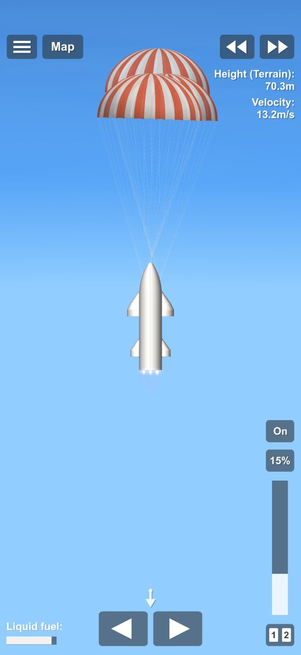 Starship no cargo Spaceflight Simulator