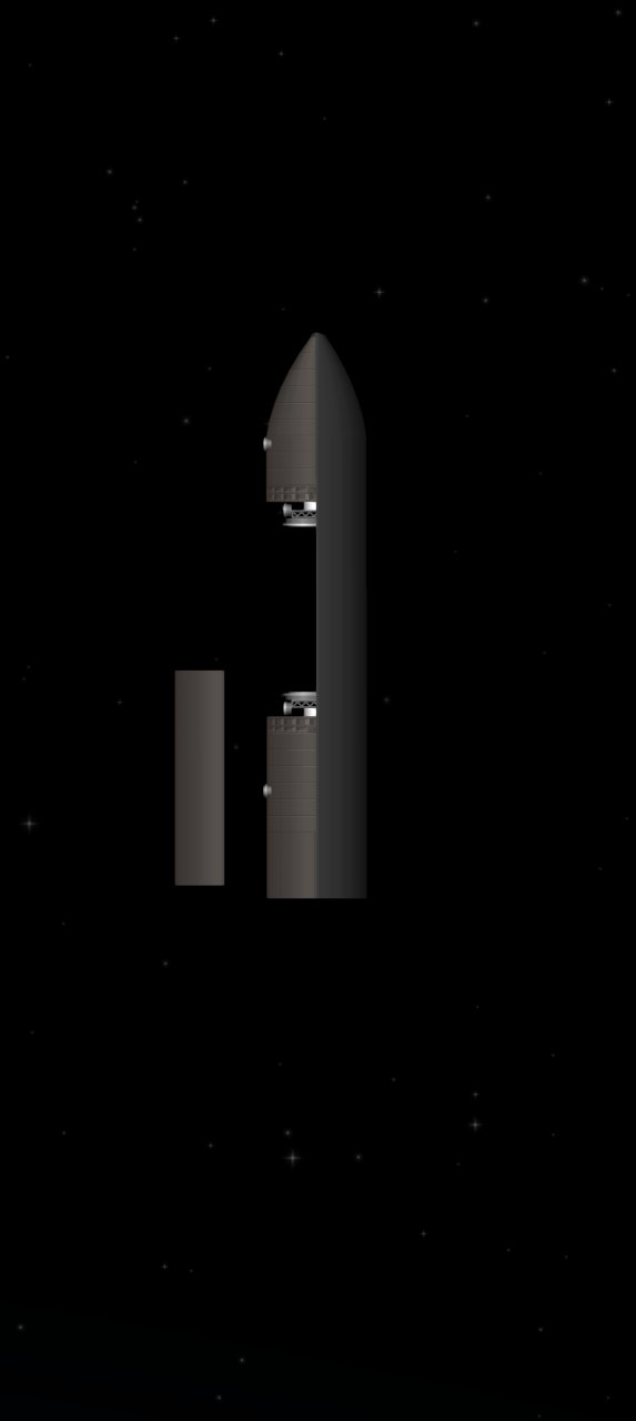 Starship No DLC Blueprint for Spaceflight Simulator / SFS BP
