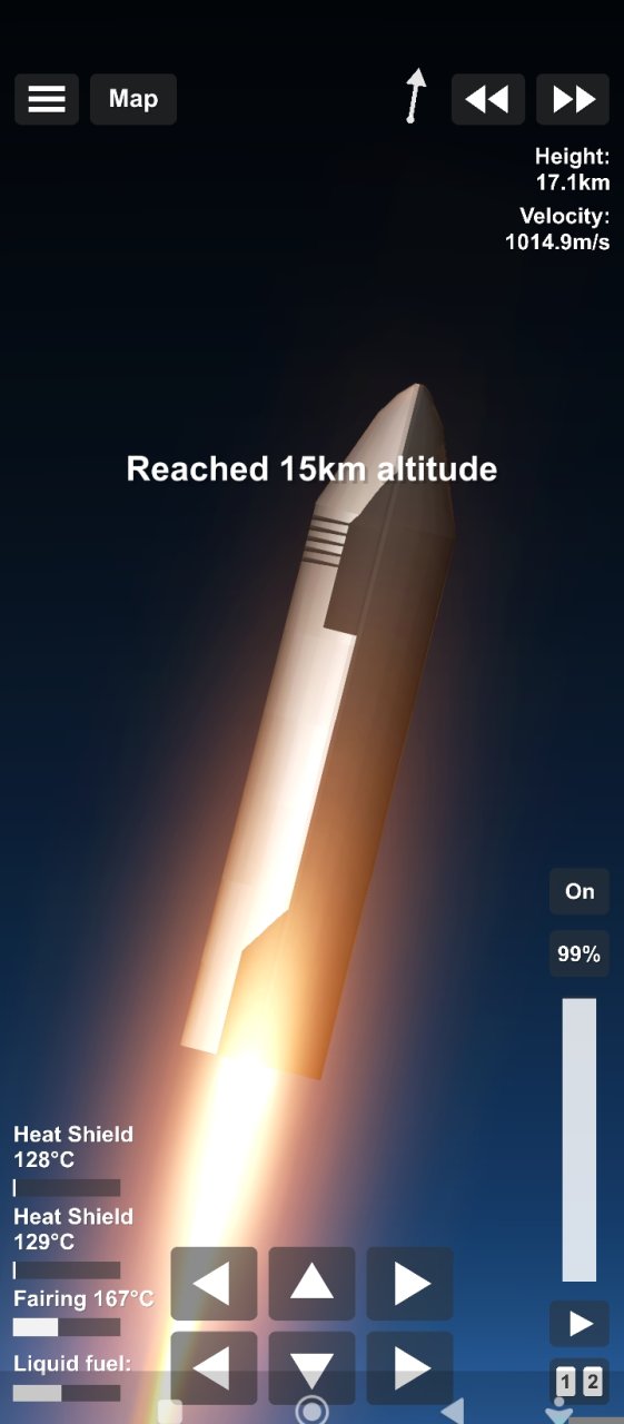 Starship rocket Spaceflight Simulator