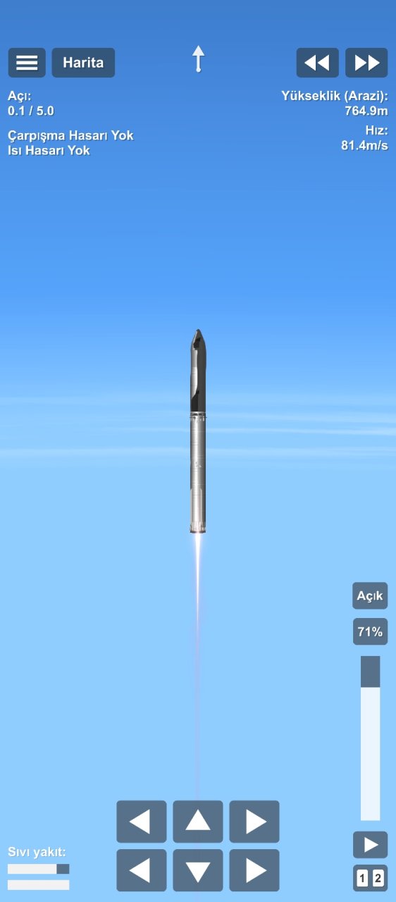 Starship S24+SuperHeavyBooster Spaceflight Simulator