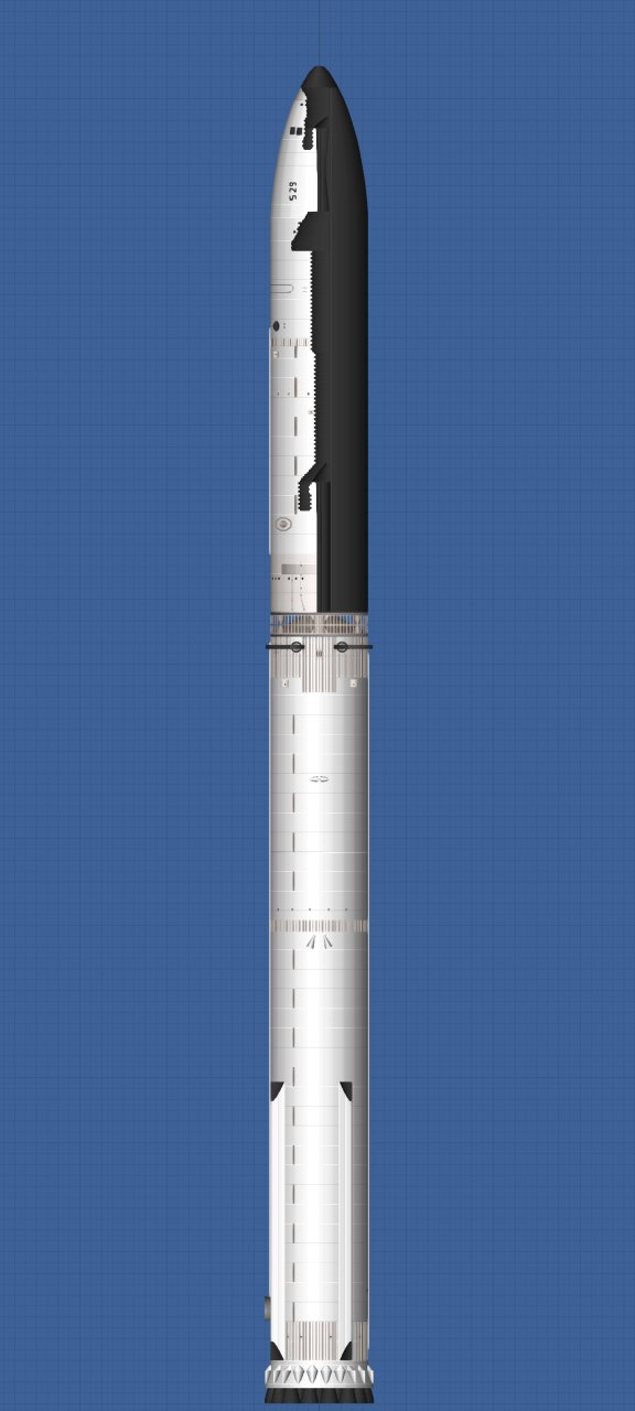Starship S29 & Booster 11 for Spaceflight Simulator