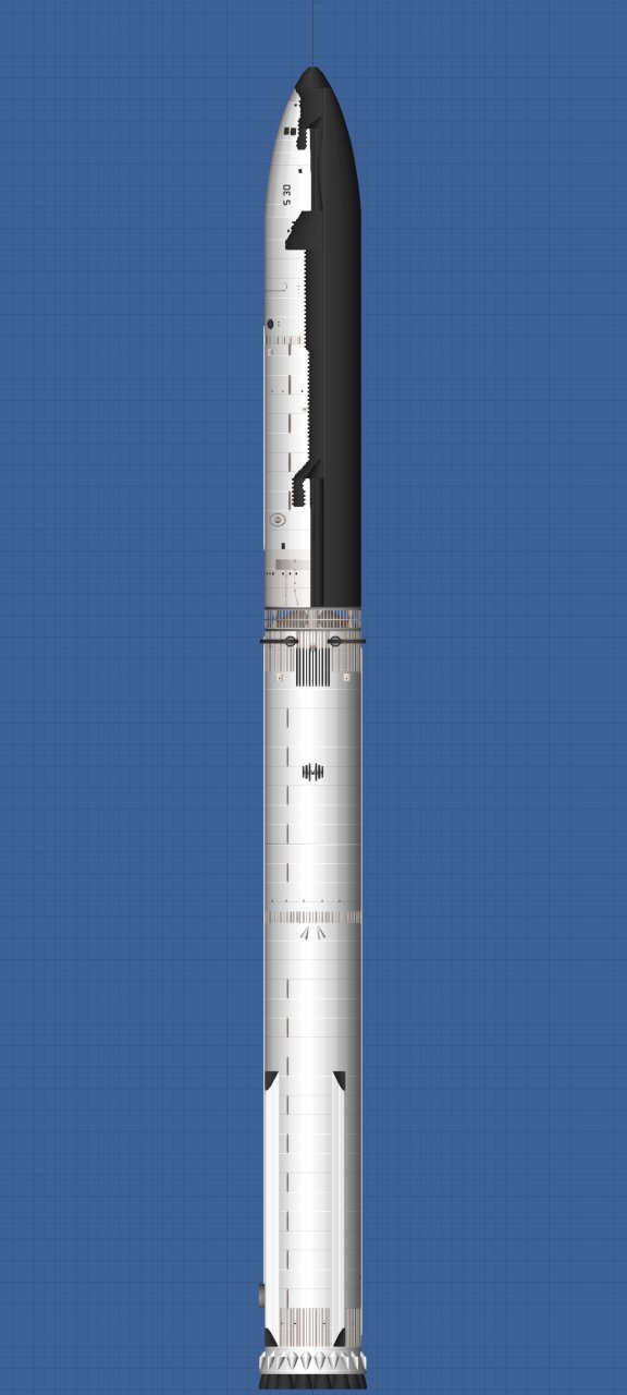 Starship S30 & Booster 12 for Spaceflight Simulator