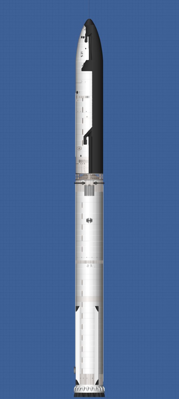 Starship S31 & Booster 13 Spaceflight Simulator