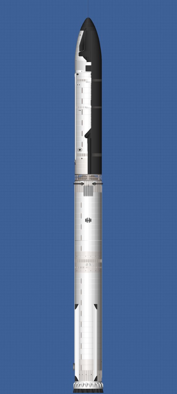 Starship S33 & Booster 14 for Spaceflight Simulator