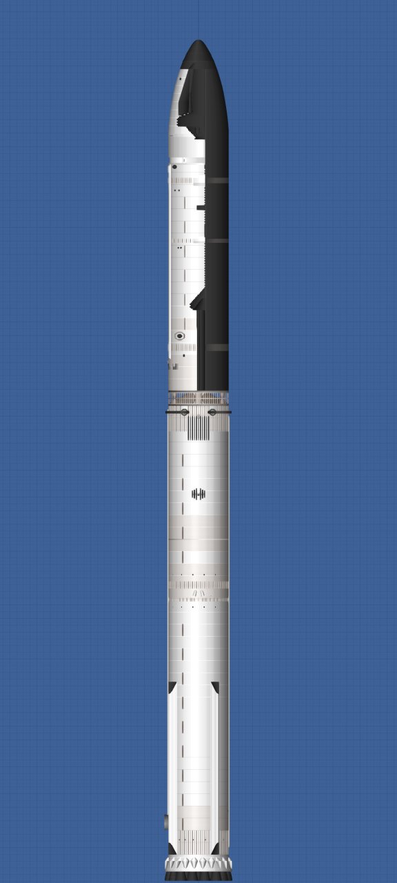 Starship S34 & Booster 15 for Spaceflight Simulator