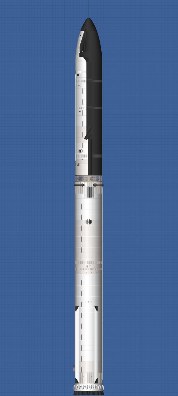 Starship S37 & Booster 16 for Spaceflight Simulator