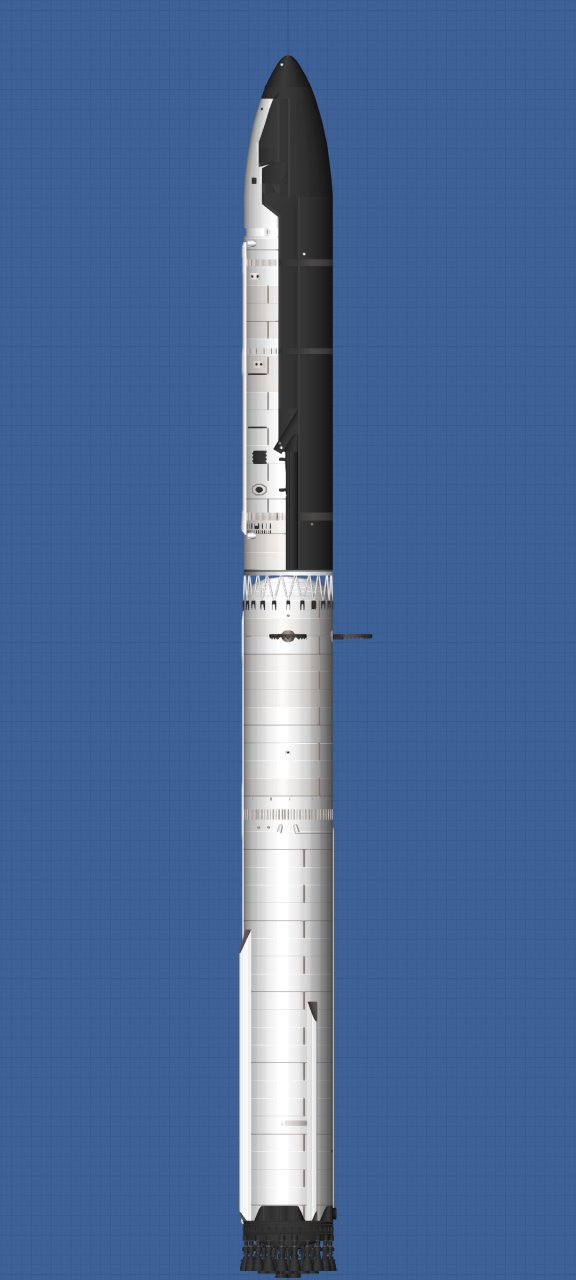 Starship S40 & Booster 20 for Spaceflight Simulator