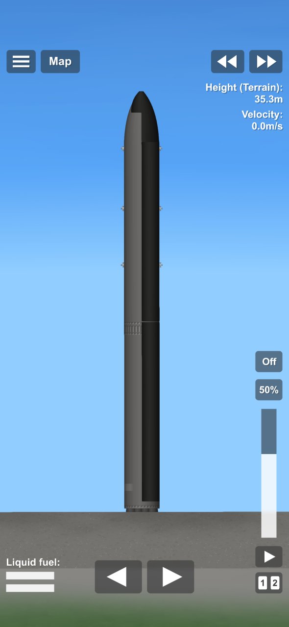Starship Super-Heavy Rocket Spaceflight Simulator