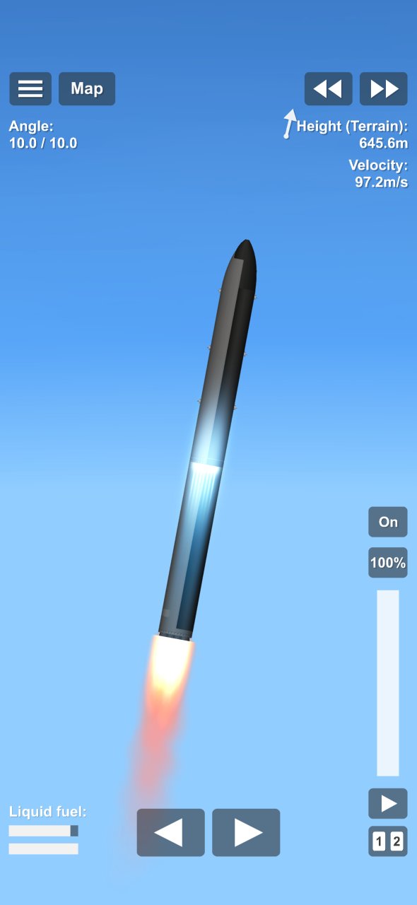 Starship Super-Heavy Rocket Spaceflight Simulator