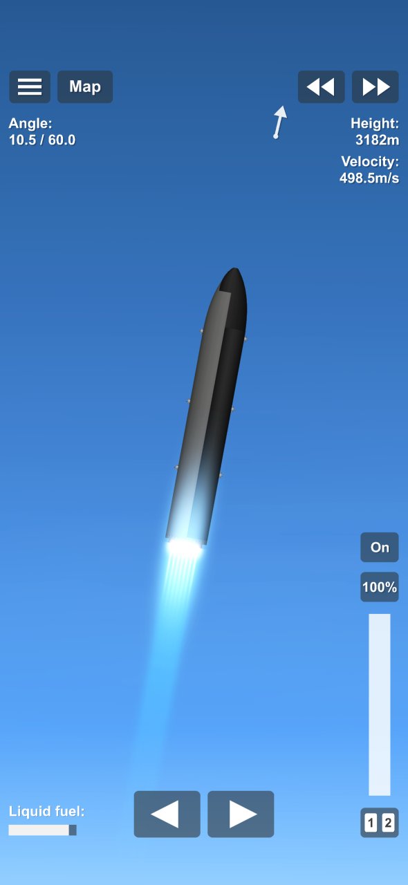 Starship Super-Heavy Rocket Spaceflight Simulator