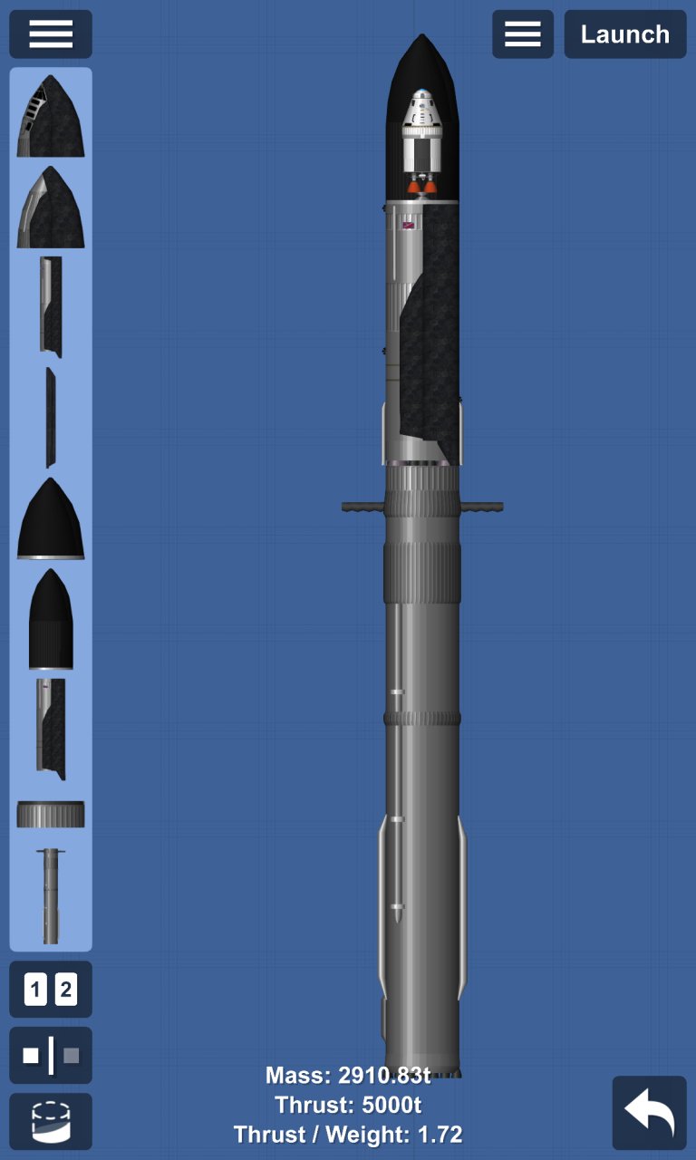 Starship v1 Spaceflight Simulator