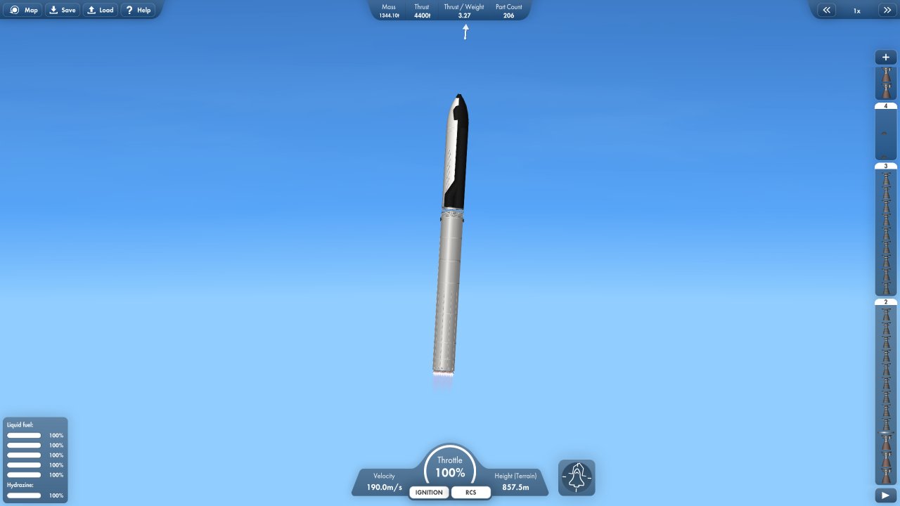 Starship- V.1RR Spaceflight Simulator