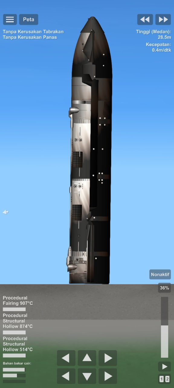 starship v2 Spaceflight Simulator