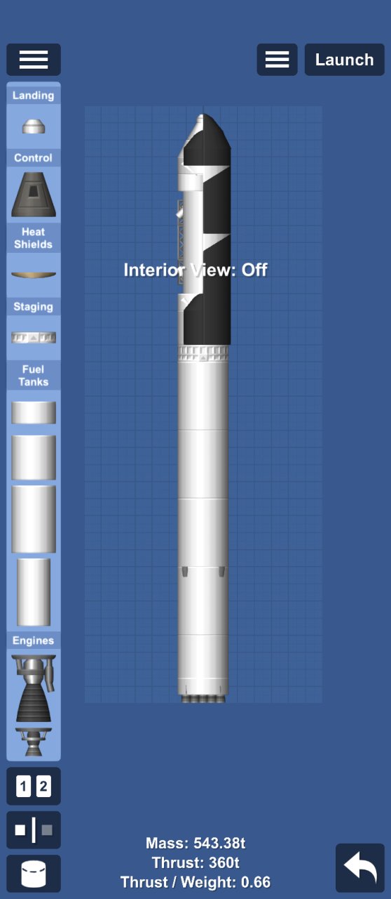 Starship V3 Cargo (no dlc) Spaceflight Simulator