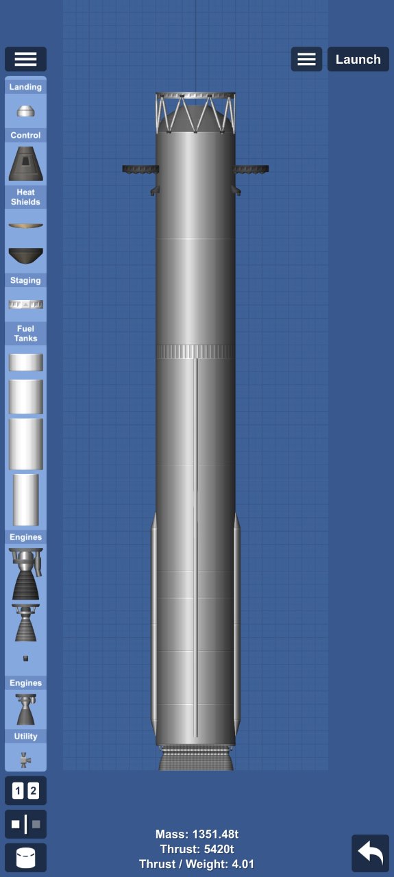 Starship V3 (low end devices) Spaceflight Simulator