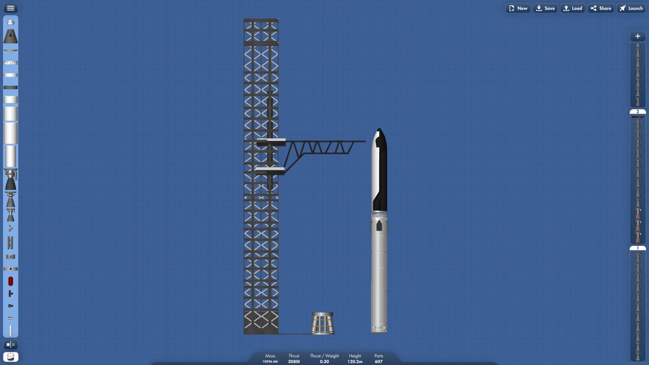 Starship- V.3RR+ MECHAZILLA Spaceflight Simulator