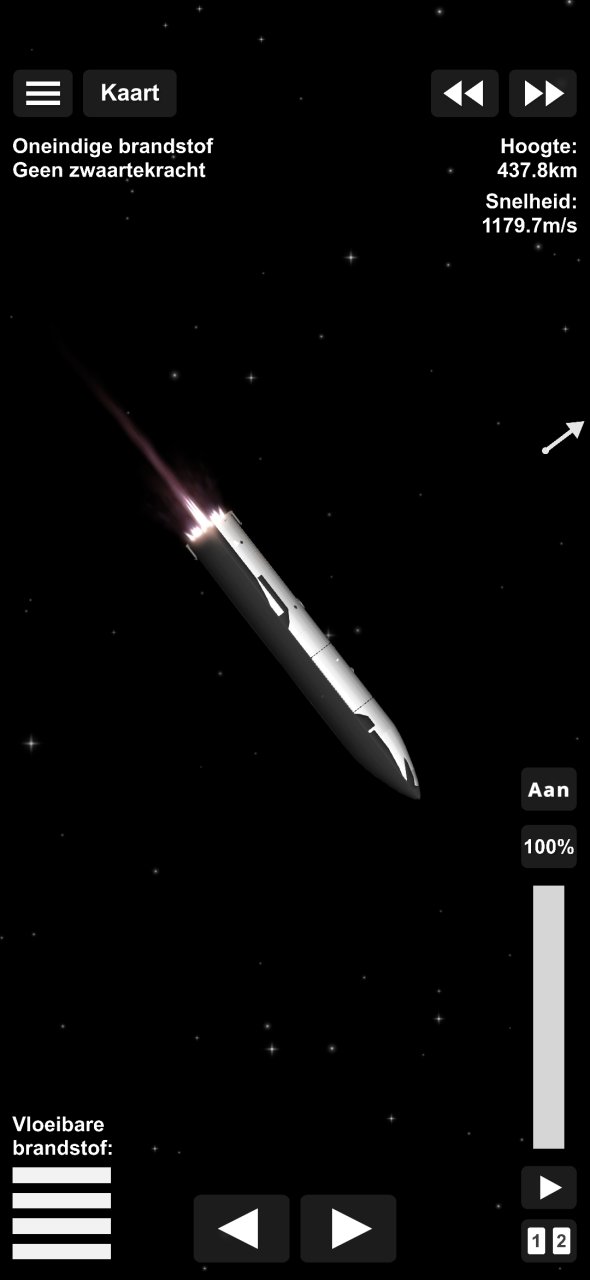 starship with mexhazilla Spaceflight Simulator