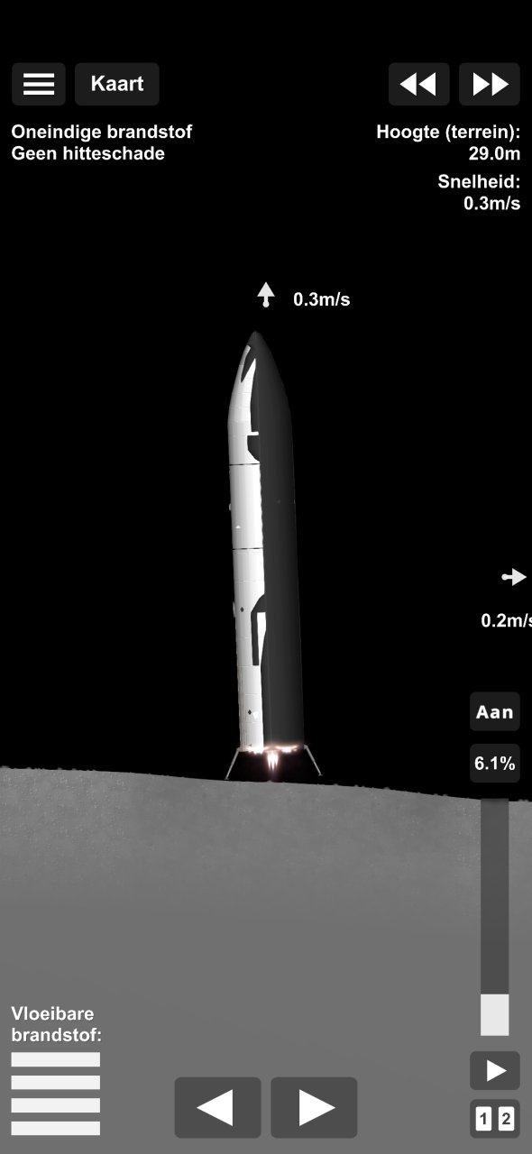 starship with mexhazilla Spaceflight Simulator