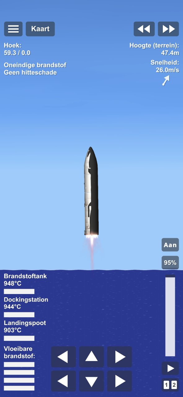 starship with mexhazilla Spaceflight Simulator
