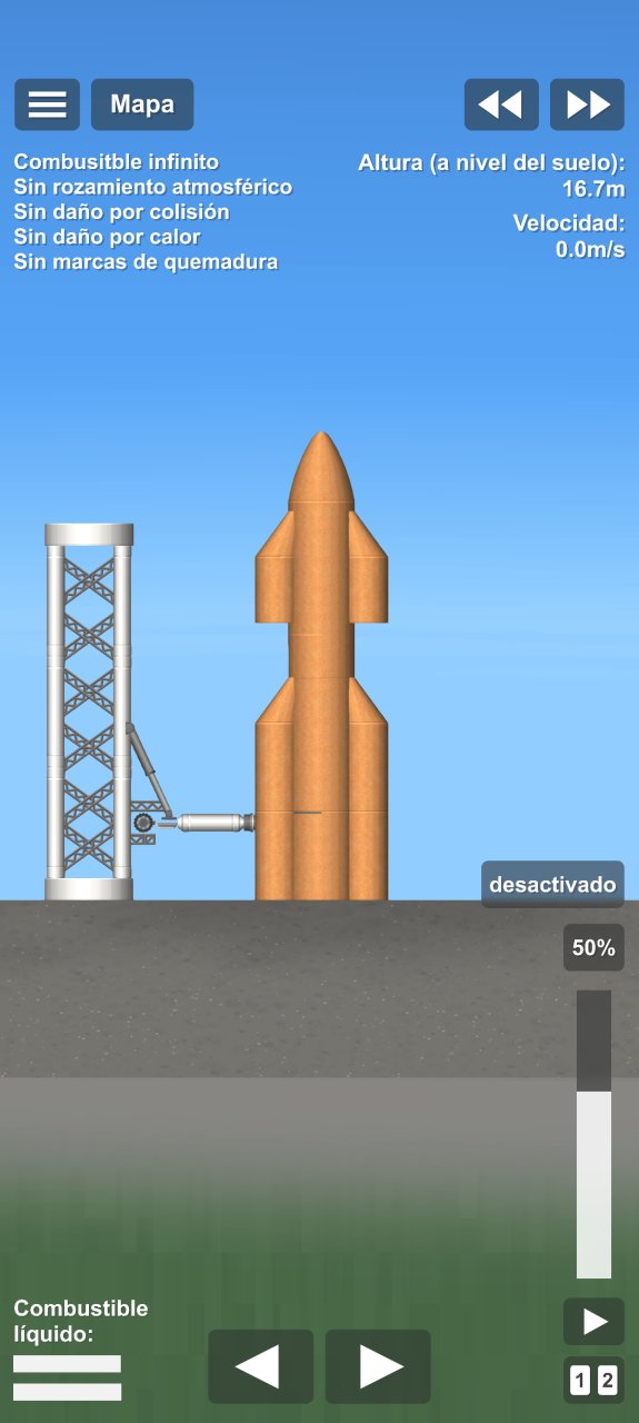 starship X with inside , Spaceflight Simulator