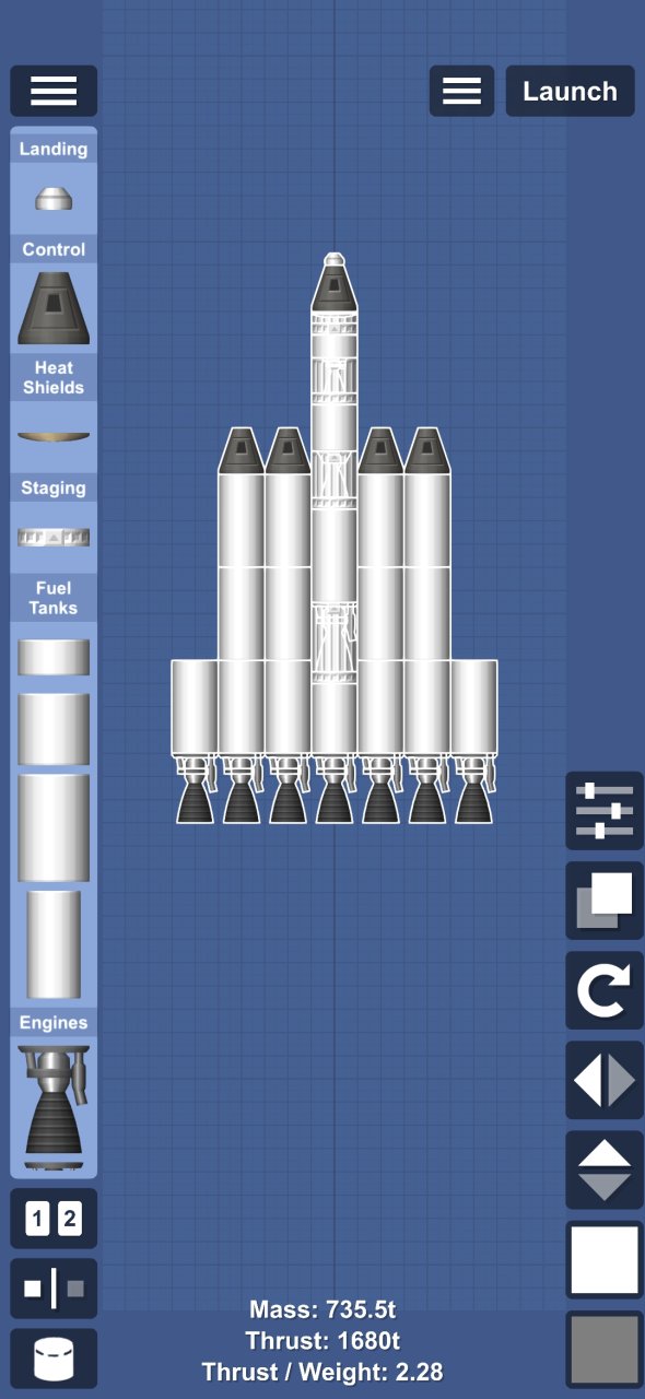 Starter rocket Spaceflight Simulator