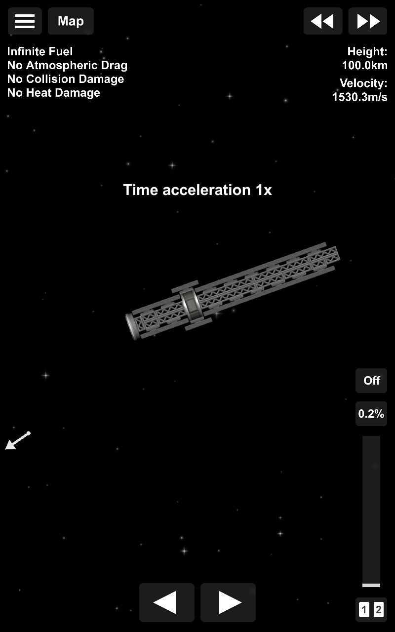 Statelite rocket Spaceflight Simulator